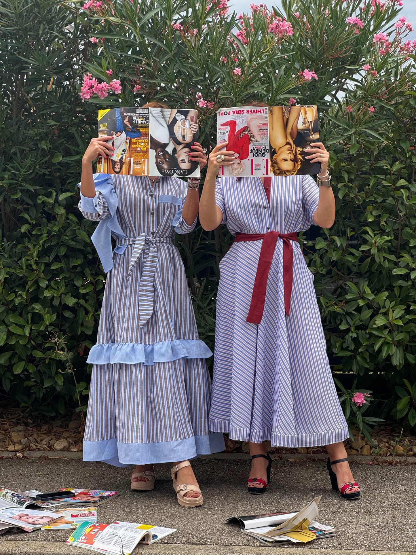 Robe midi en lin - Taille M/L