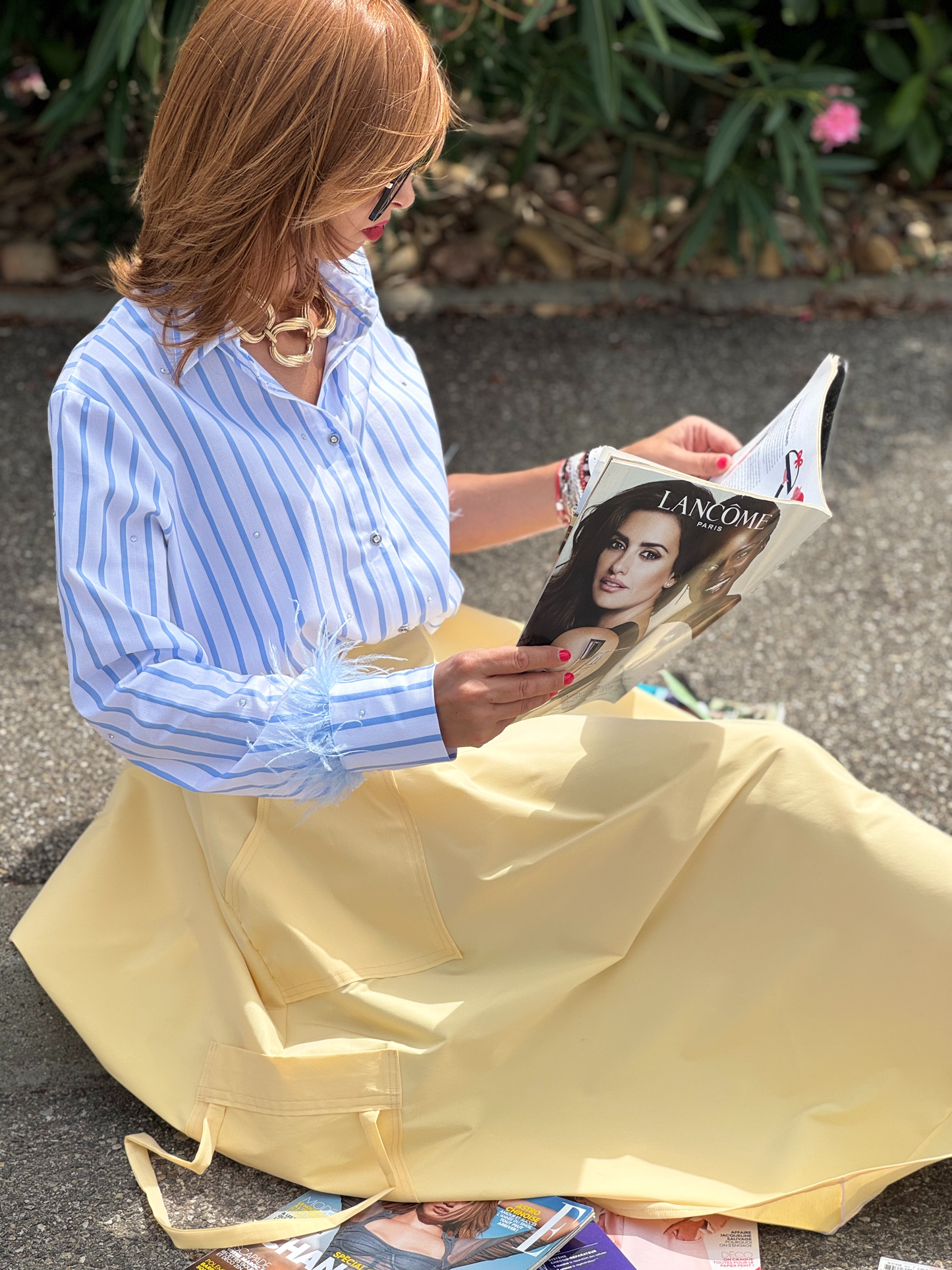 Chemise à rayures - Taille S/M