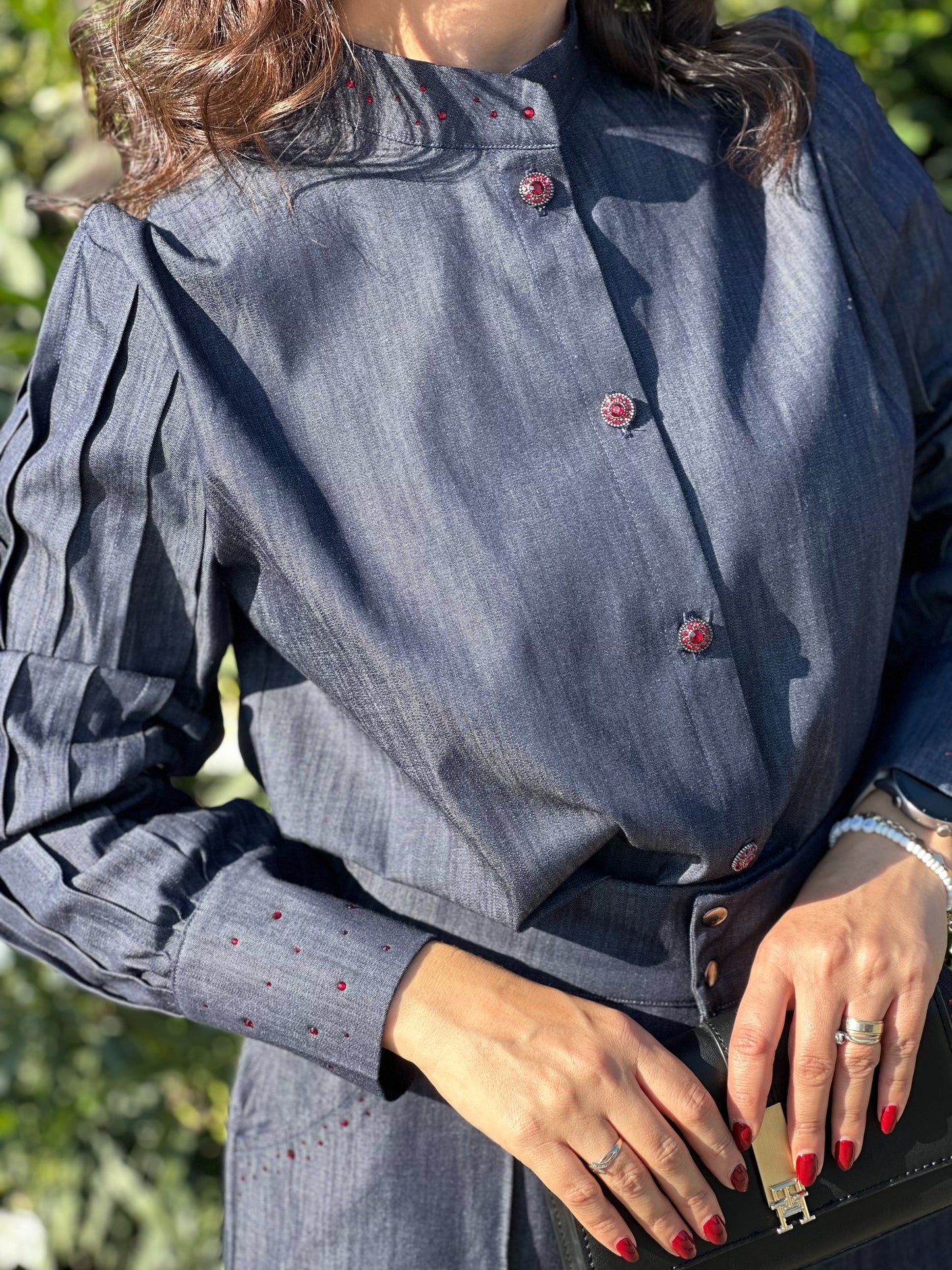 Ensemble Chemise & Jean en denim - Taille M