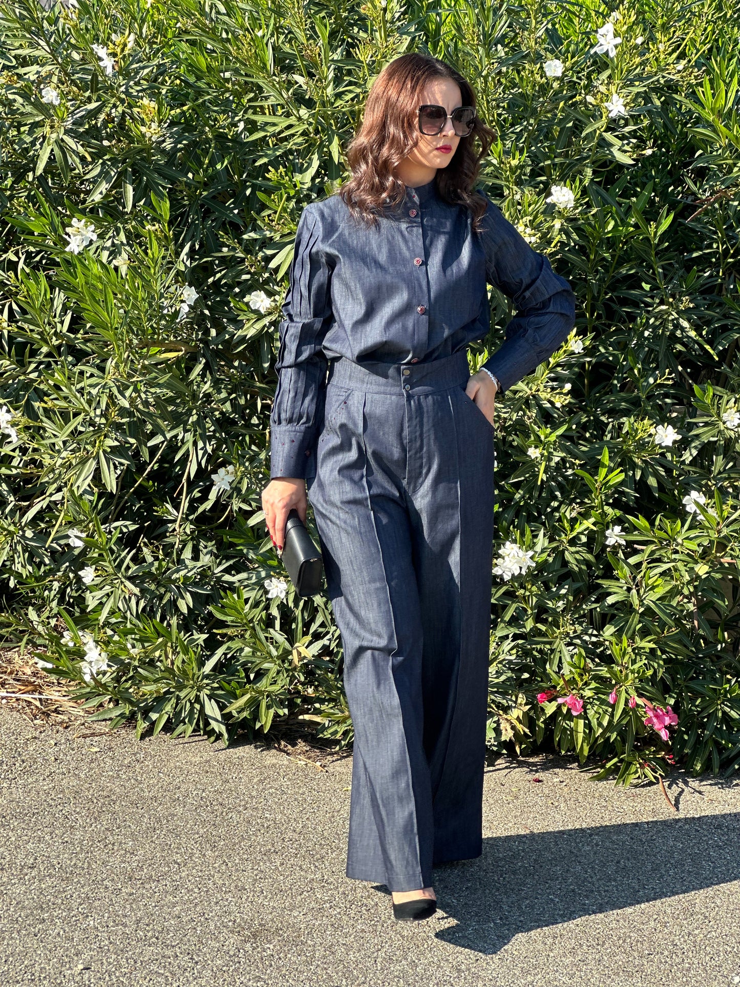 Ensemble Chemise & Jean en denim - Taille M