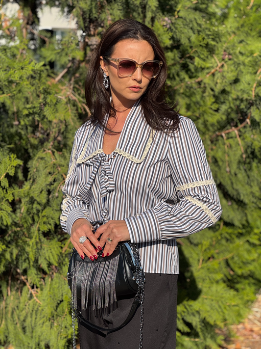 Chemise à rayures - Taille S/M