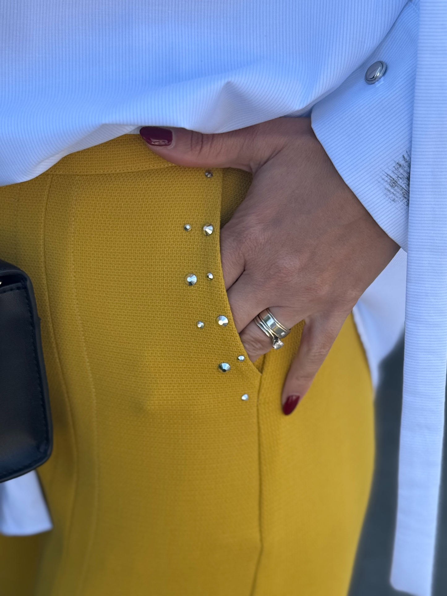 Pantalon moutarde - Taille S