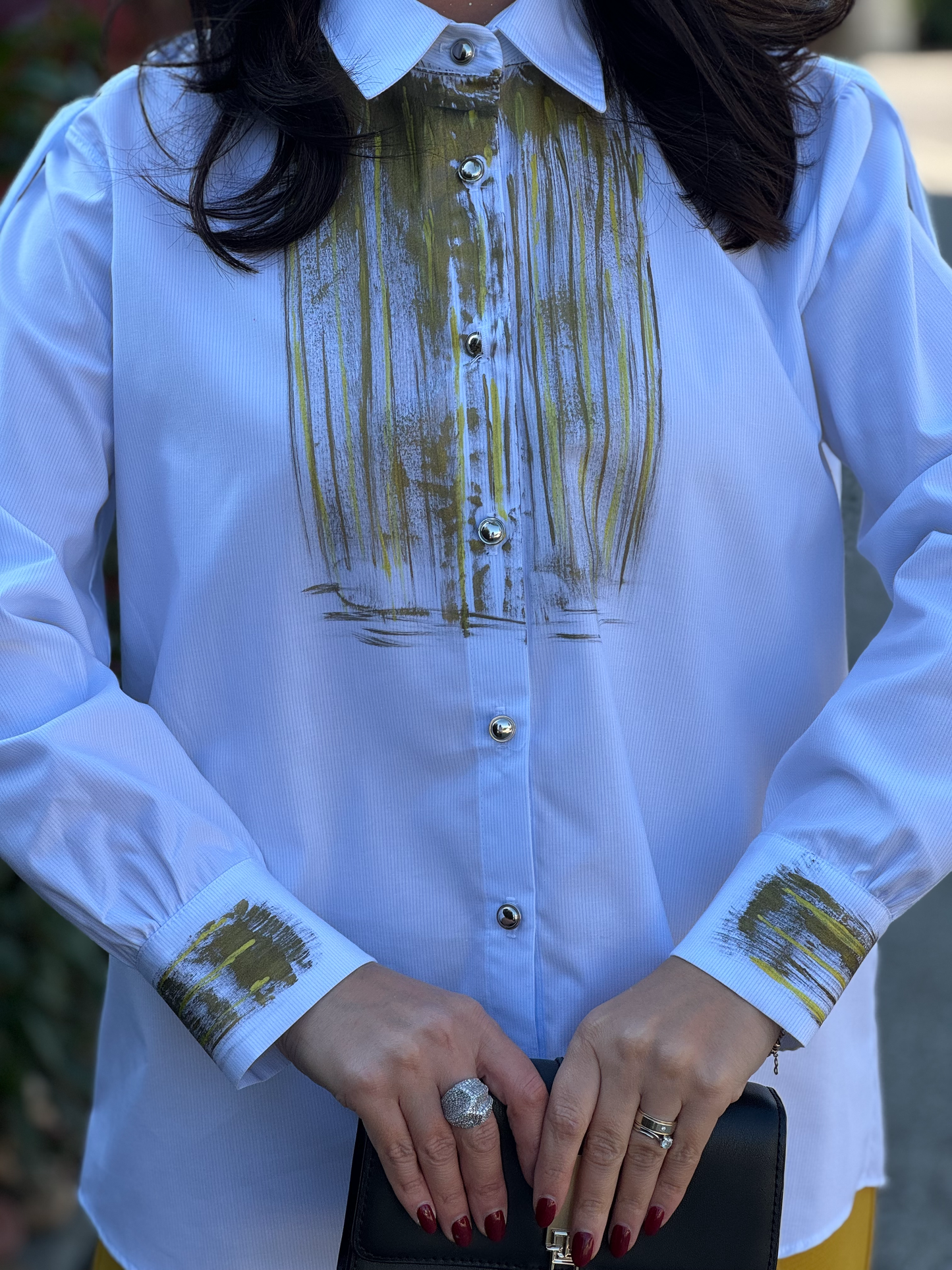 Chemise peinte à la main - Taille S/L