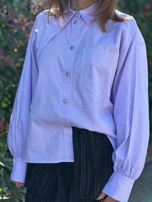 Chemise lilas - Taille S/M