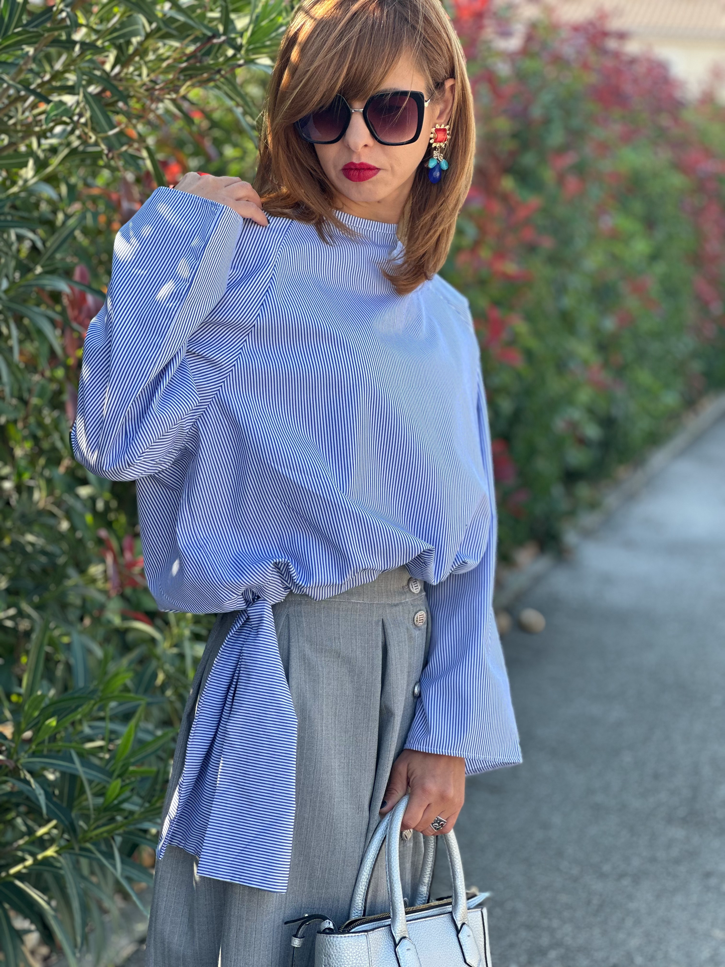 Blouse à rayures - Taille S/M