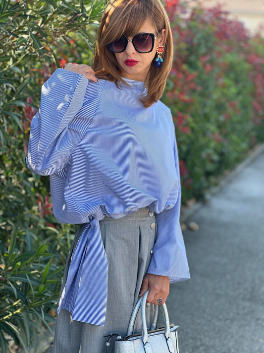 Blouse à rayures - Taille S/M