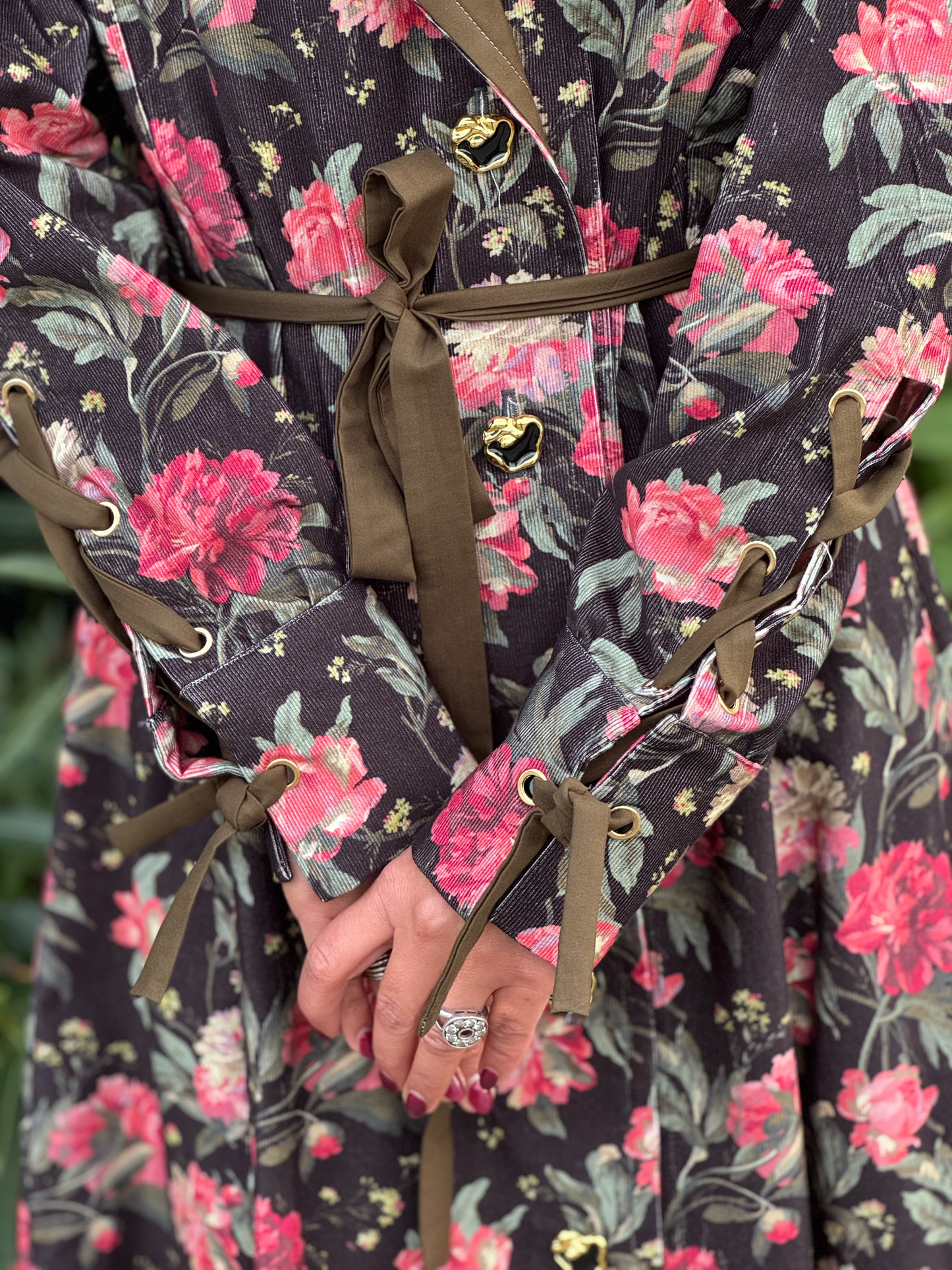 Robe midi florale - Taille S/M