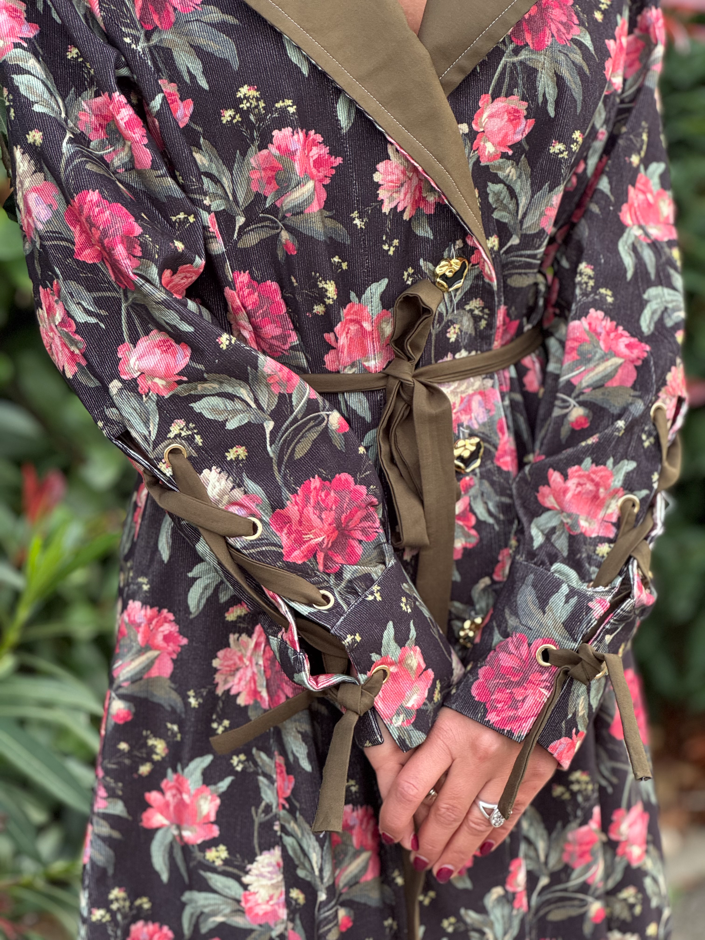 Robe midi florale - Taille S/M