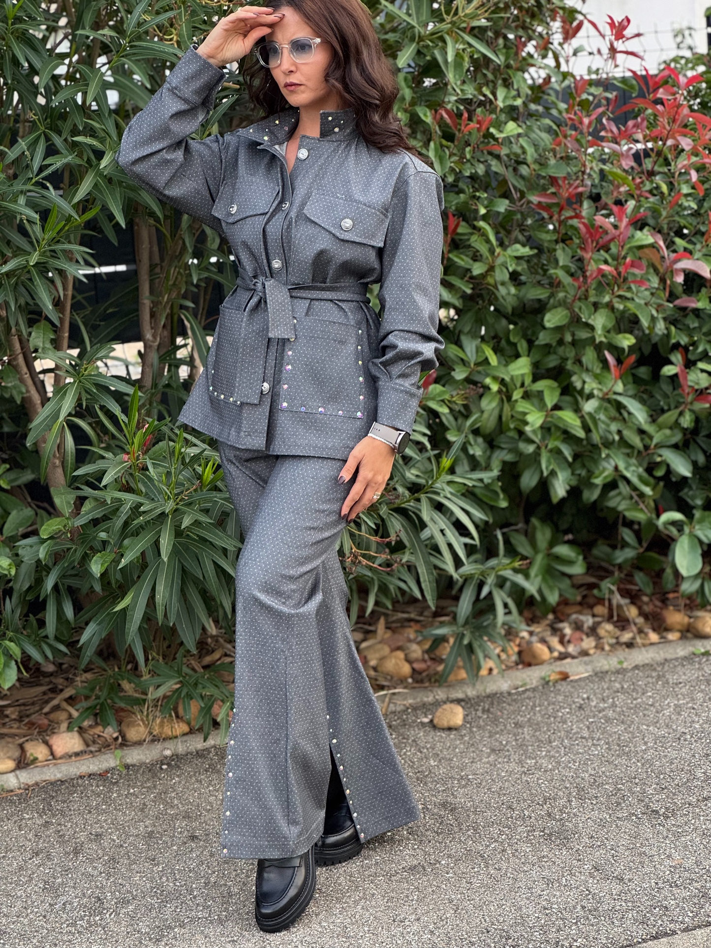 Ensemble Veste & Jen en denim - Taille M/L