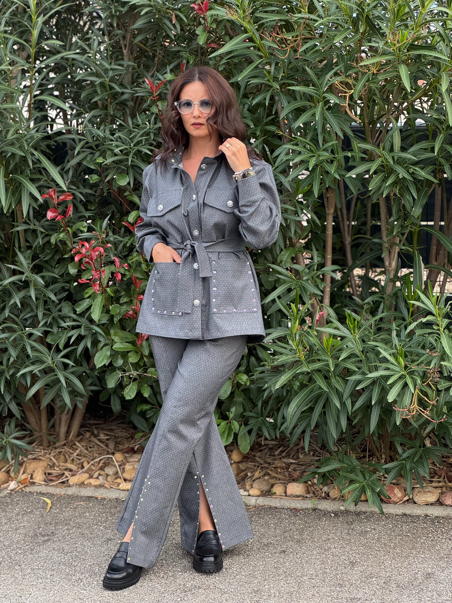 Ensemble Veste & Jen en denim - Taille M/L