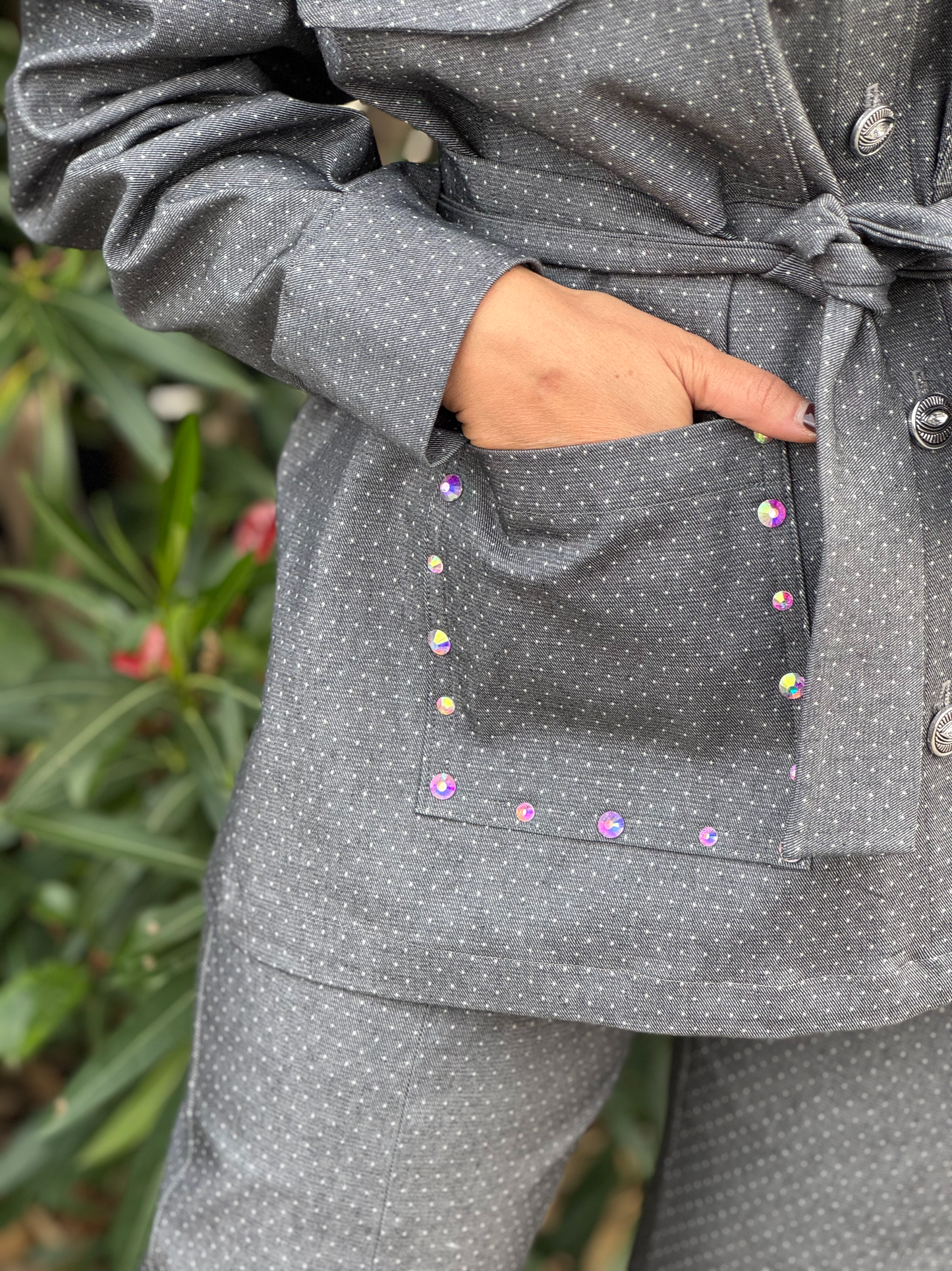 Ensemble Veste & Jen en denim - Taille M/L