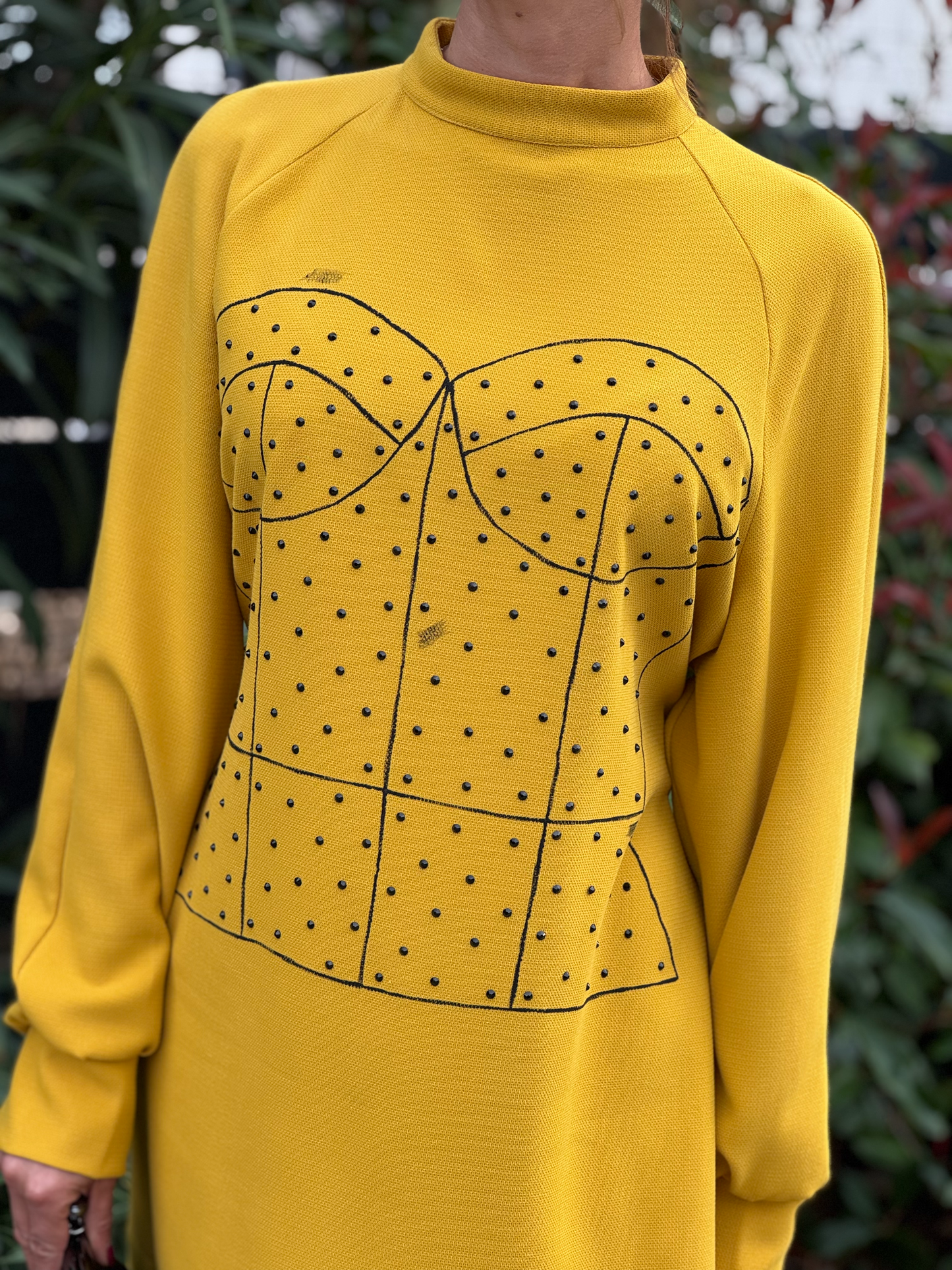 Robe moutarde mini - Taille S/M