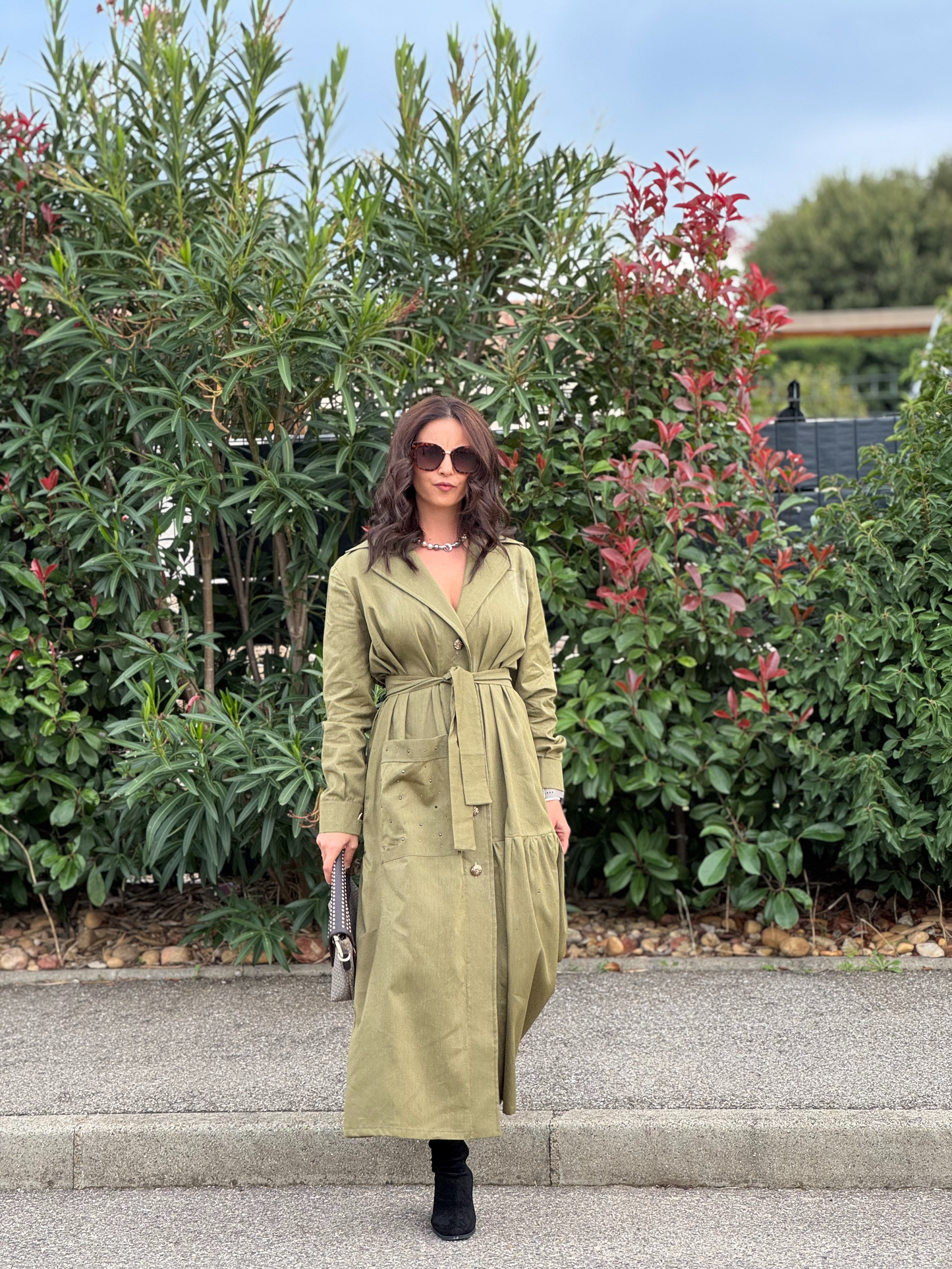 Robe midi style trench - Taille S/L