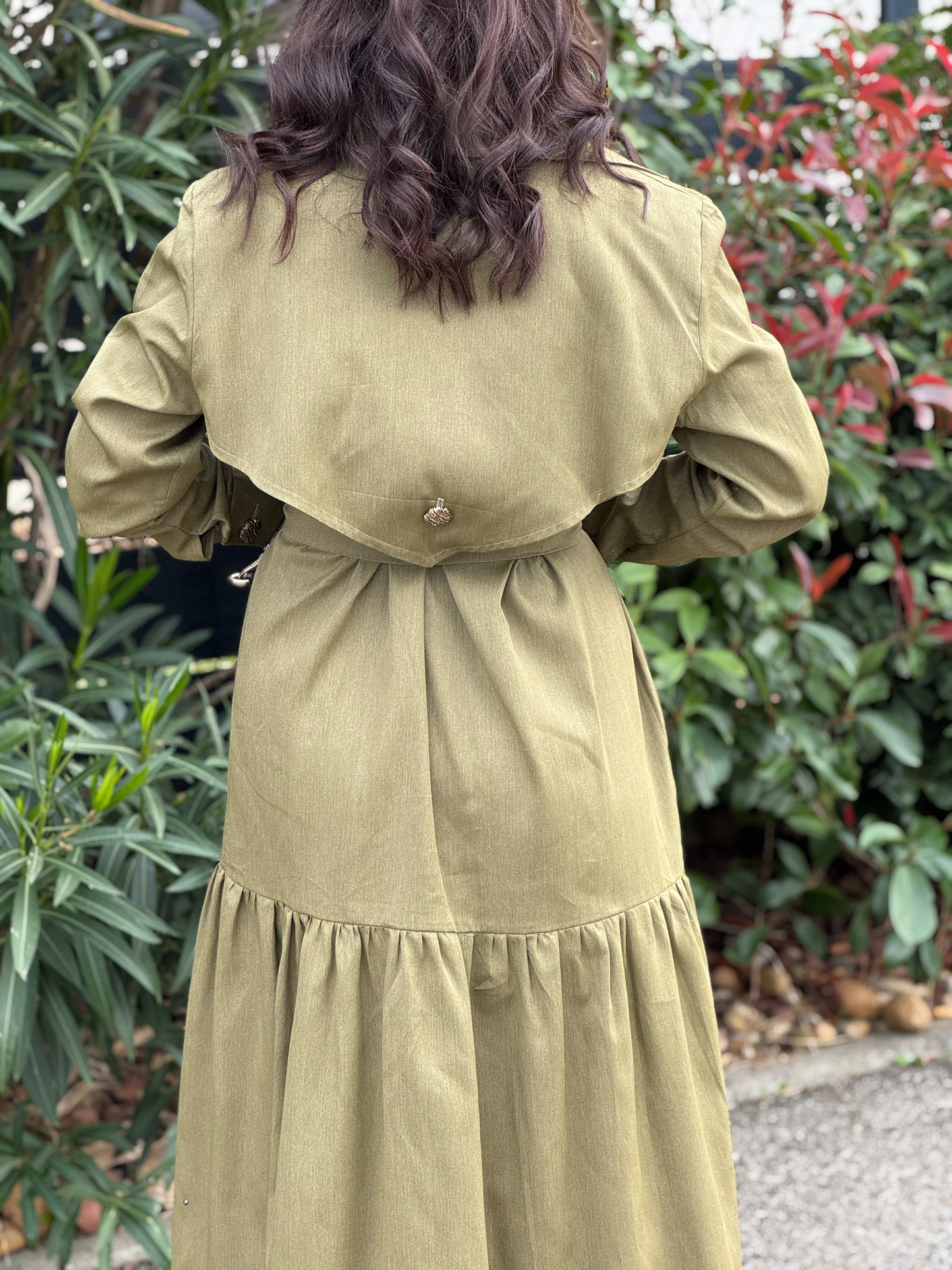 Robe midi style trench - Taille S/L