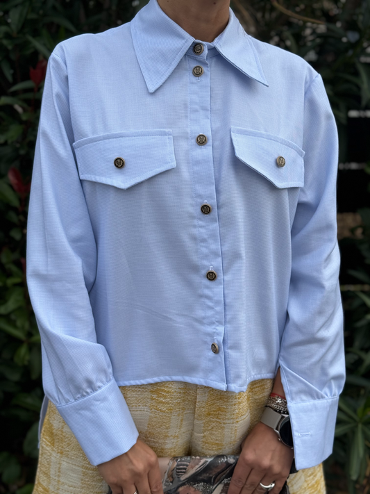 Chemise à petits carreaux - Taille S/M