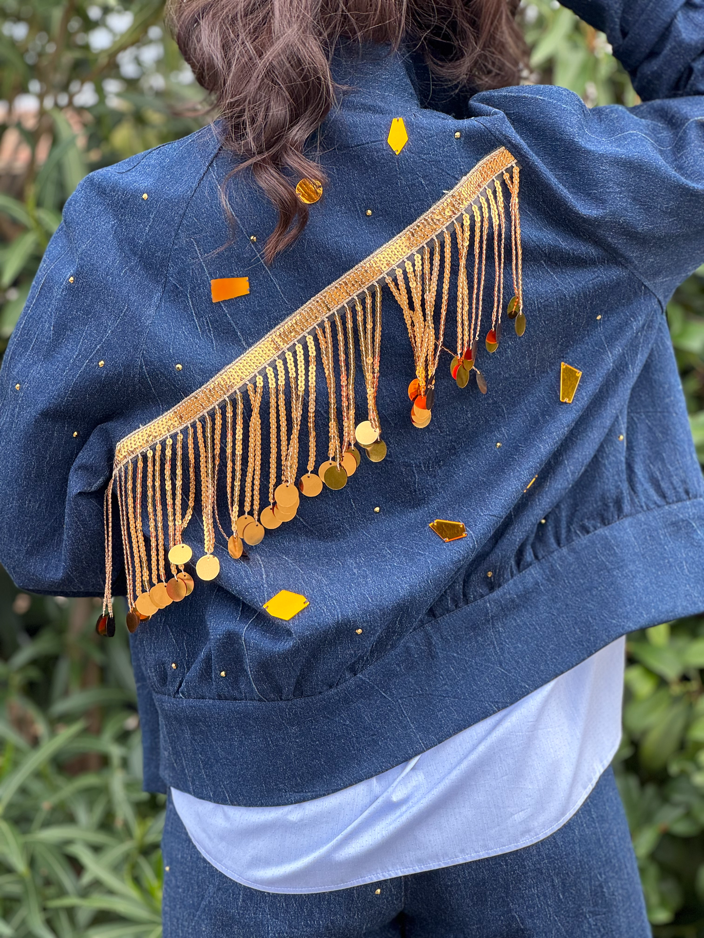 Veste bomber en denim - Taille S/M