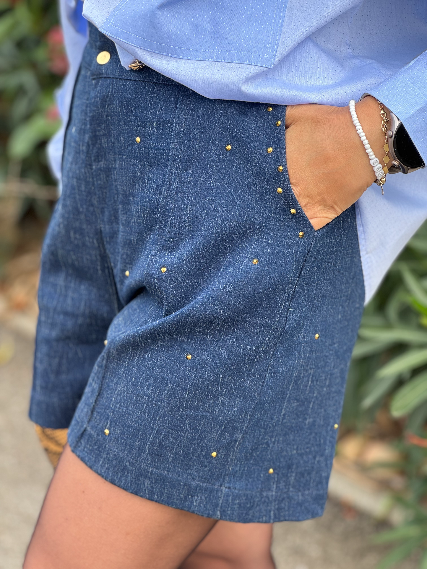 Short en denim - Taille S/M