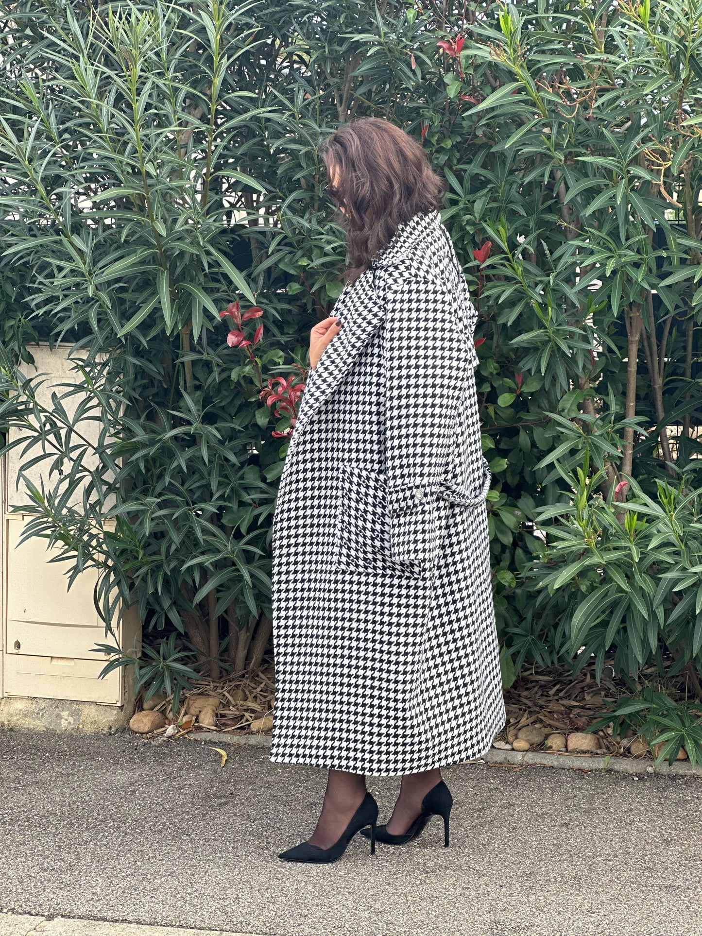 Manteau à carreaux - Taille S/L