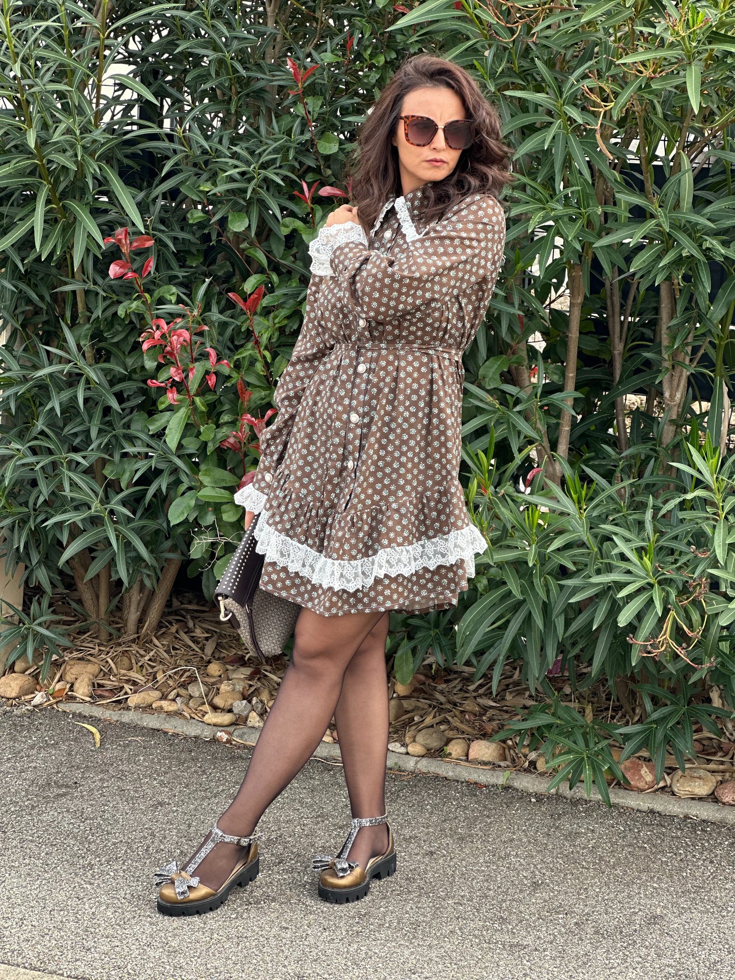 Robe florale - Taille S/M