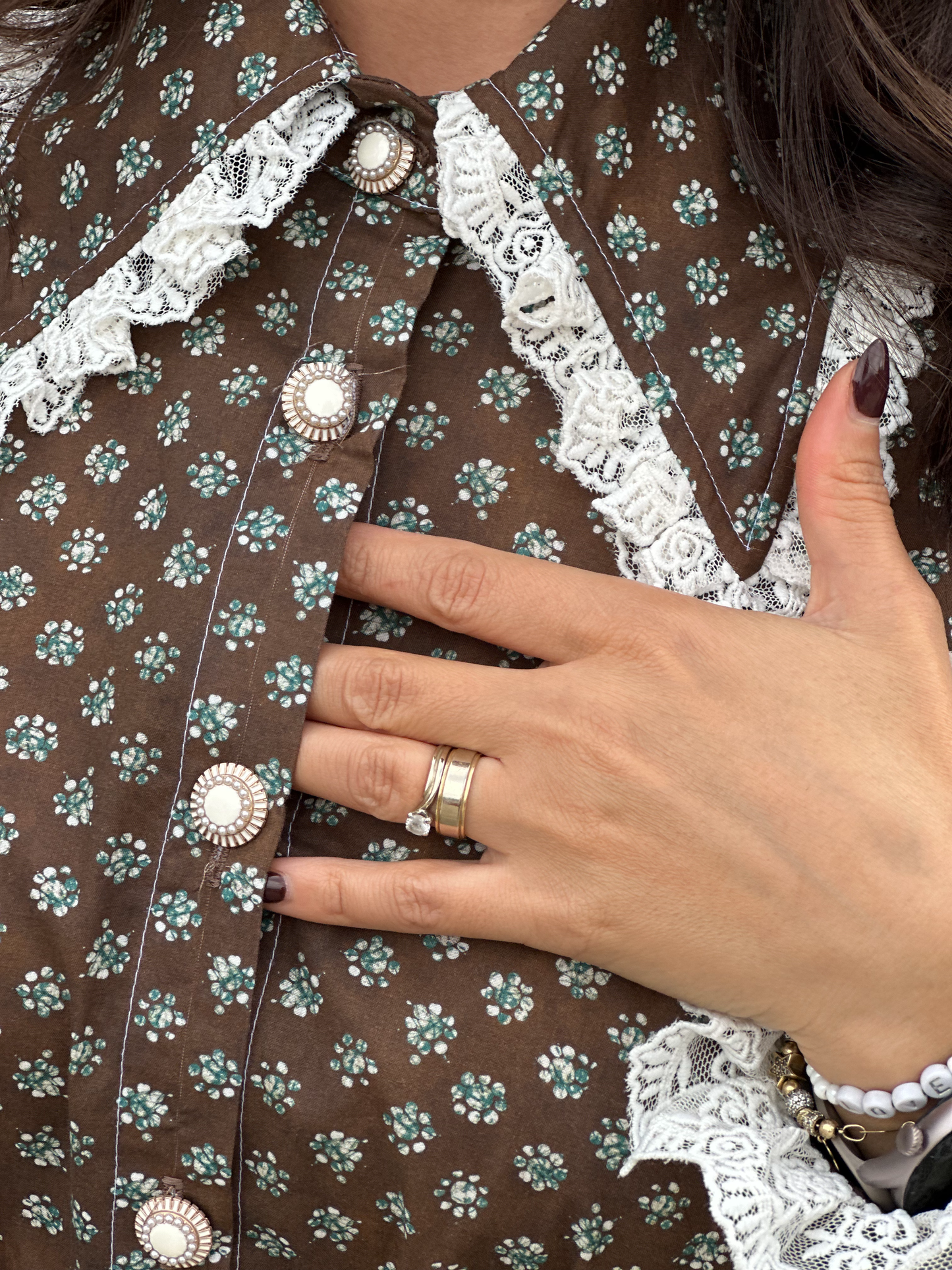 Robe florale - Taille S/M