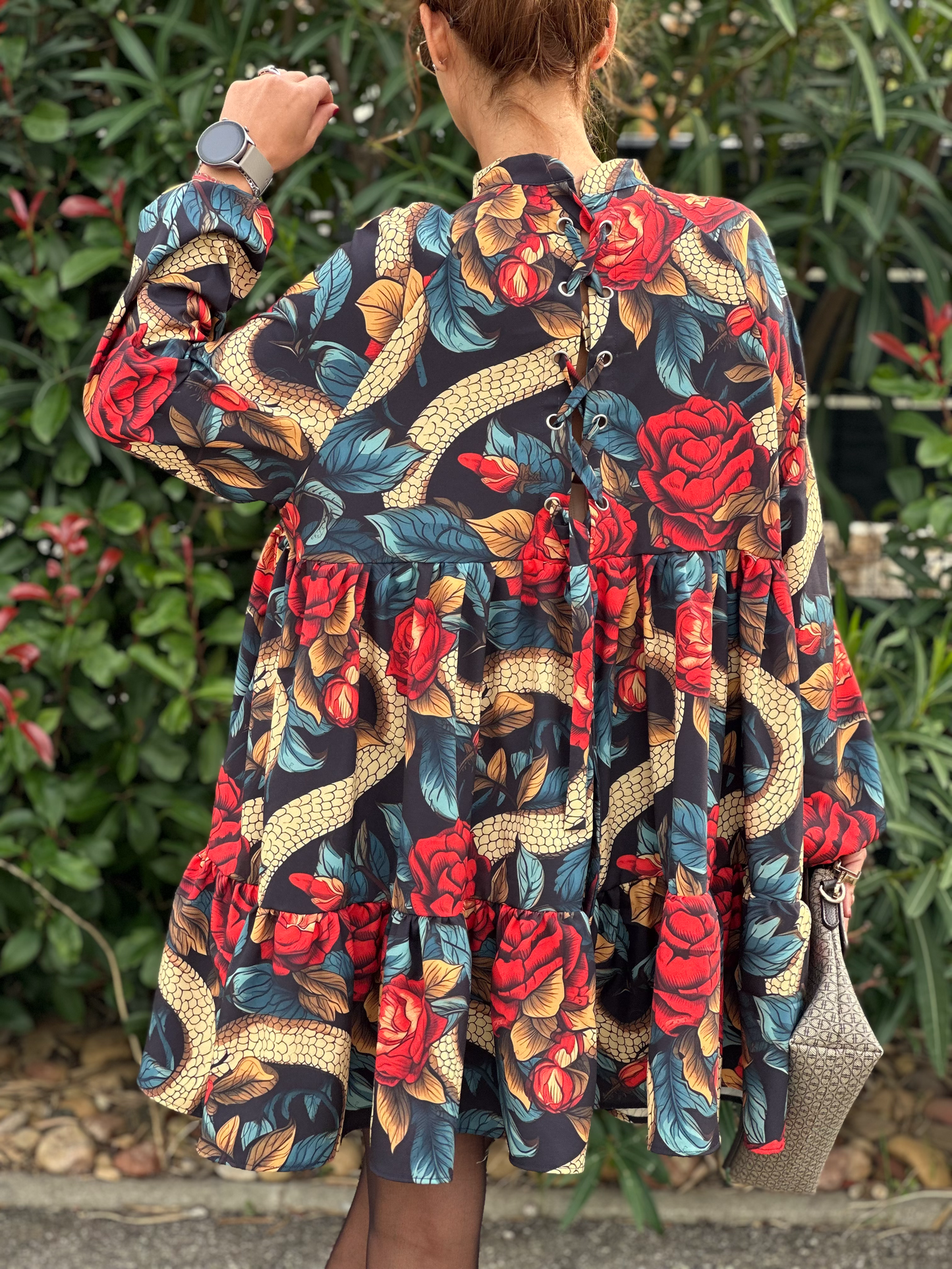 Robe à motifs floraux- Taille S/M