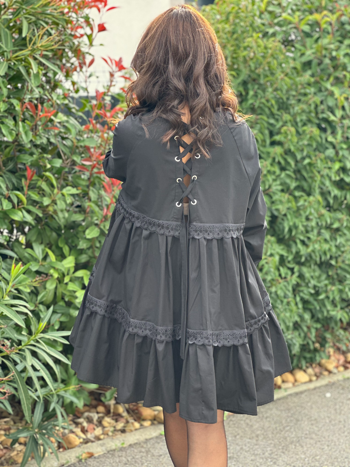 Robe mini noir - Taille S/M