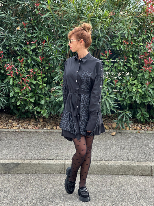 Robe chemise courte - Taille S/M