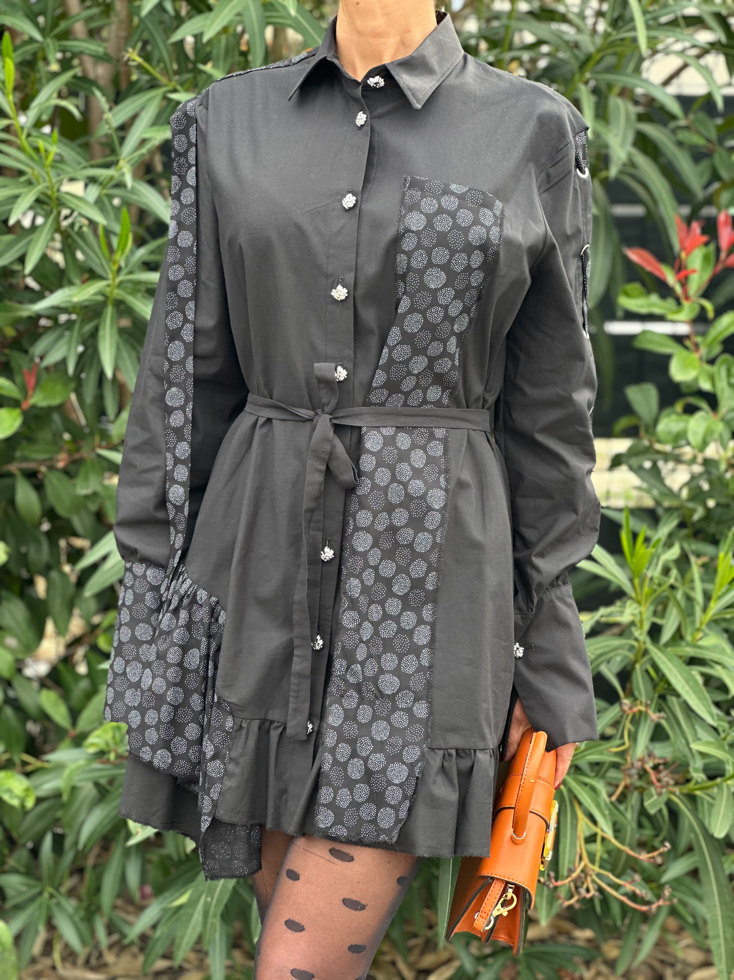 Robe chemise courte - Taille S/M