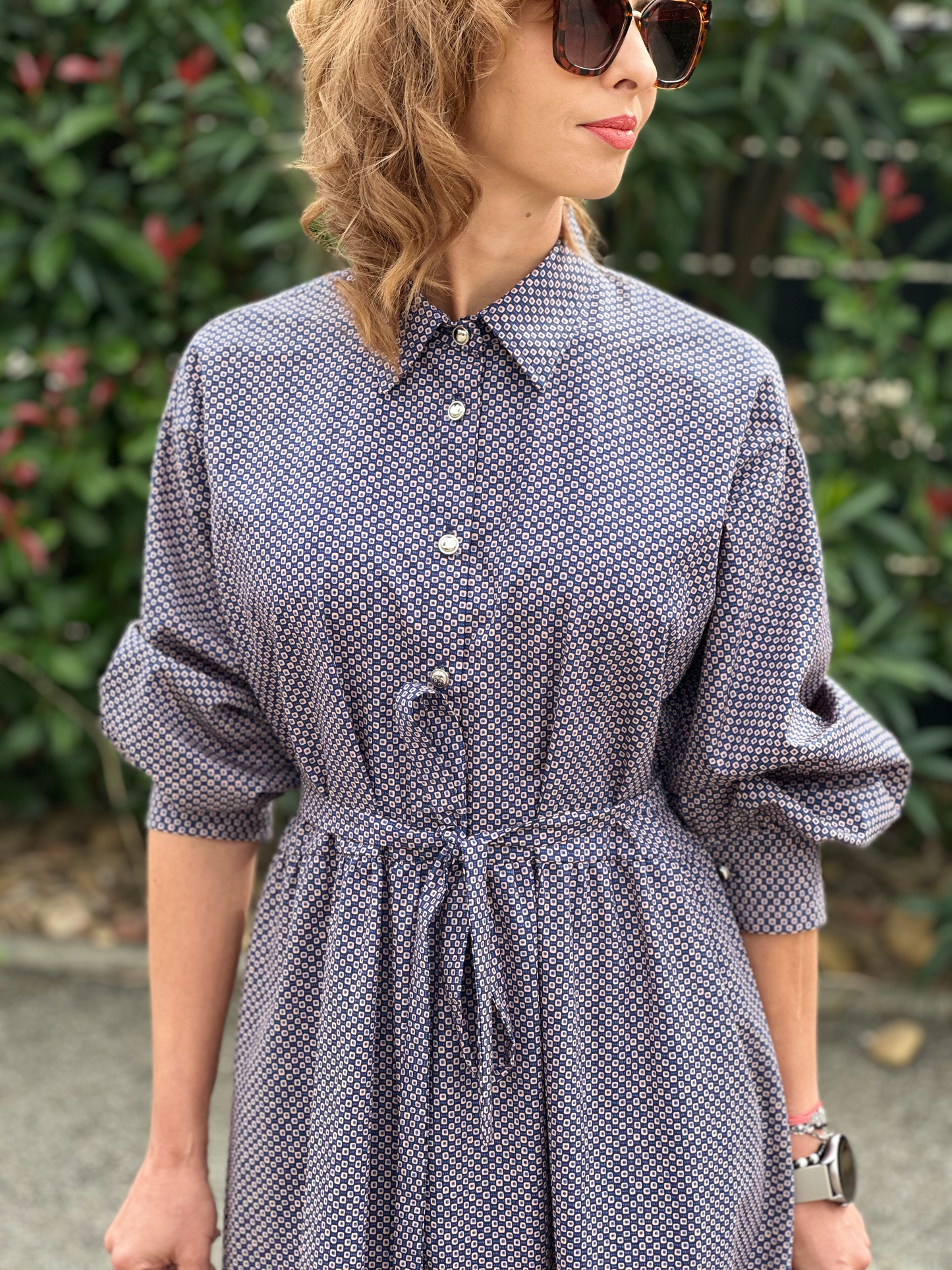 Robe midi à imprimés - Taille S/L