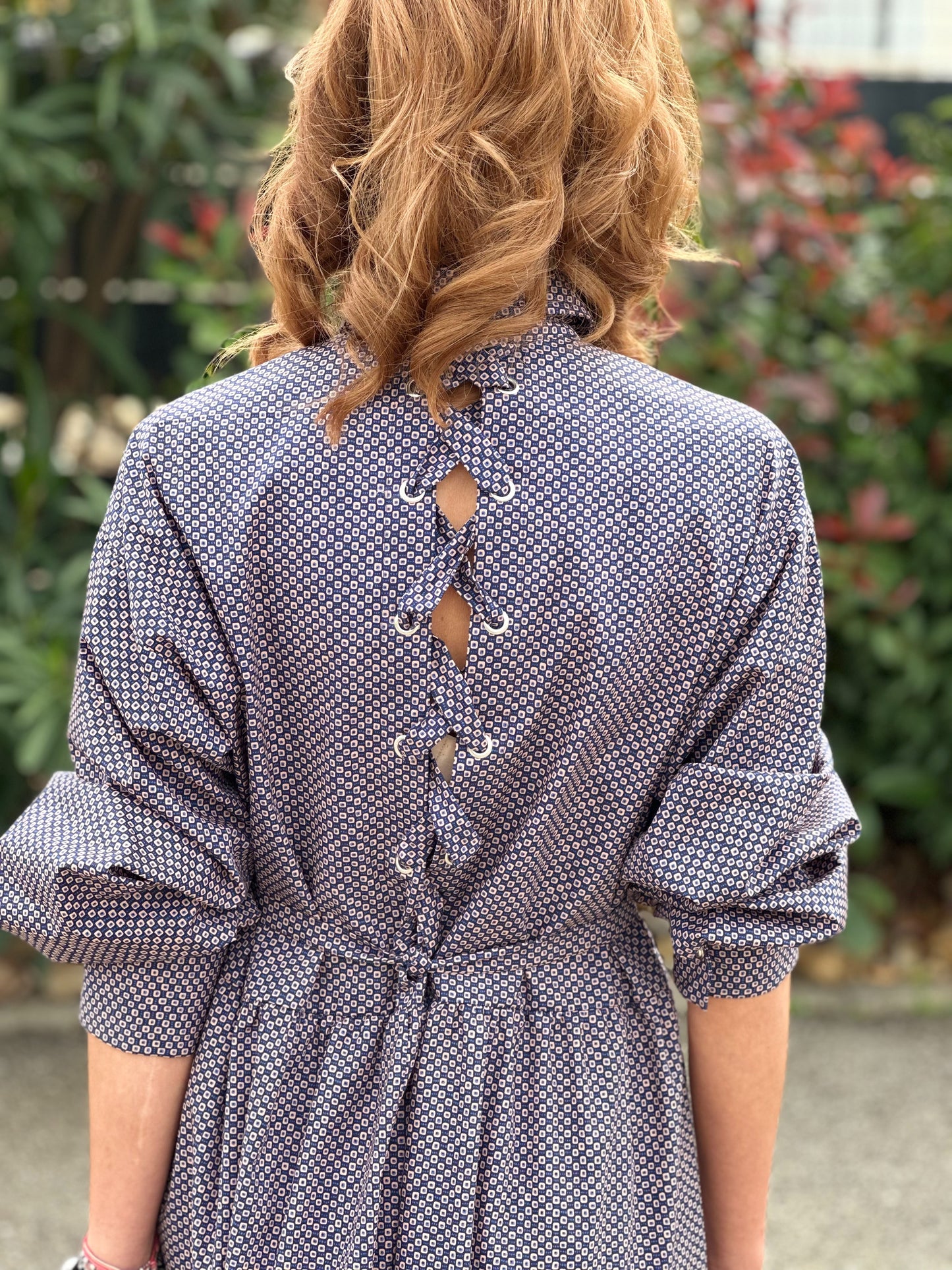 Robe midi à imprimés - Taille S/L