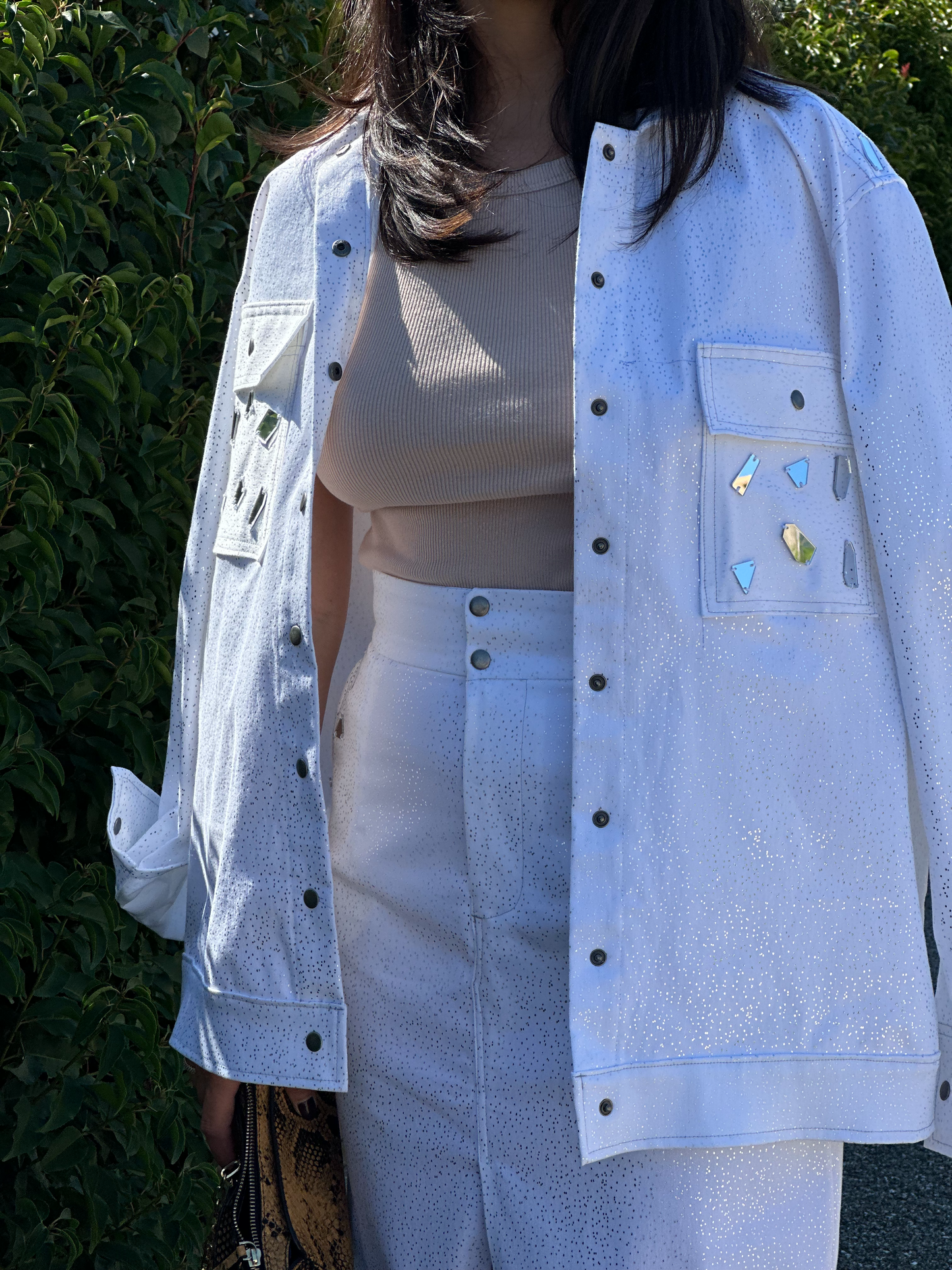 Ensemble Veste & Jupe en denim - Taille S