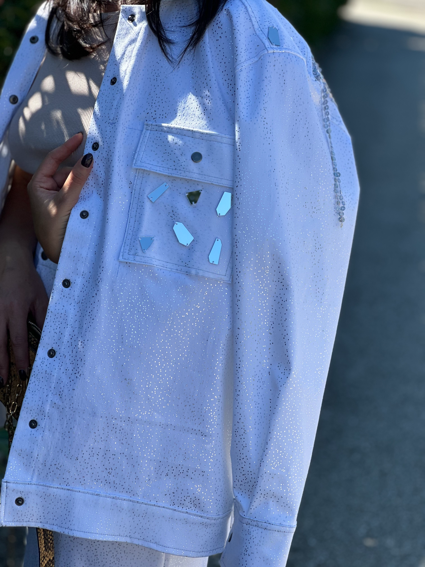 Ensemble Veste & Jupe en denim - Taille S