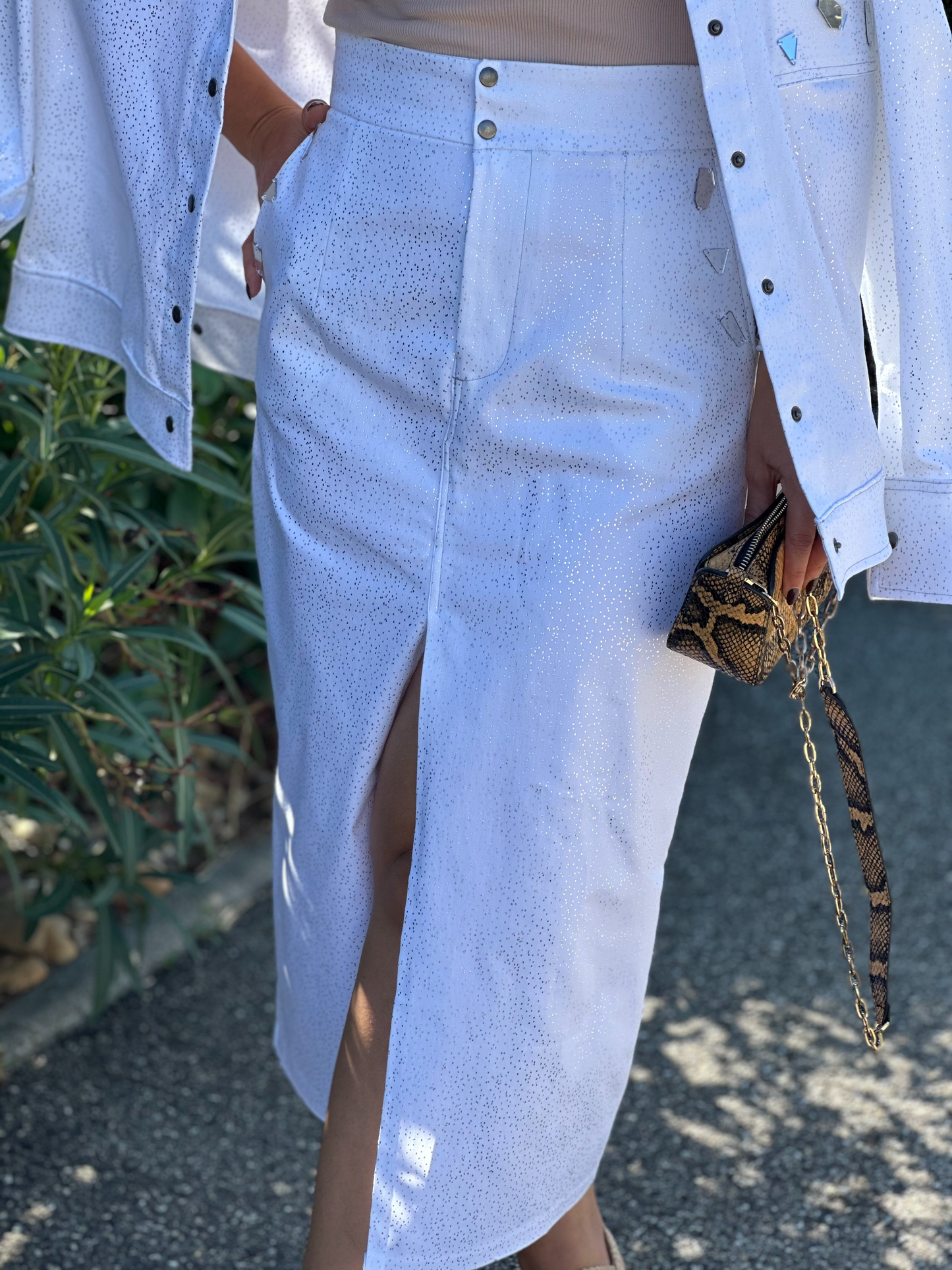 Ensemble Veste & Jupe en denim - Taille S