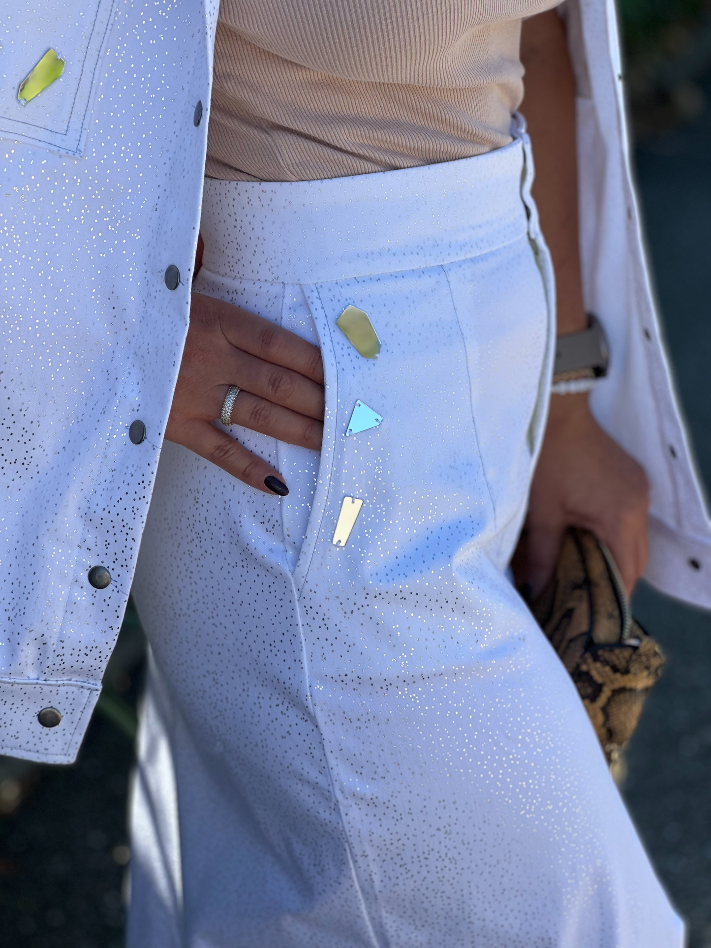 Ensemble Veste & Jupe en denim - Taille S