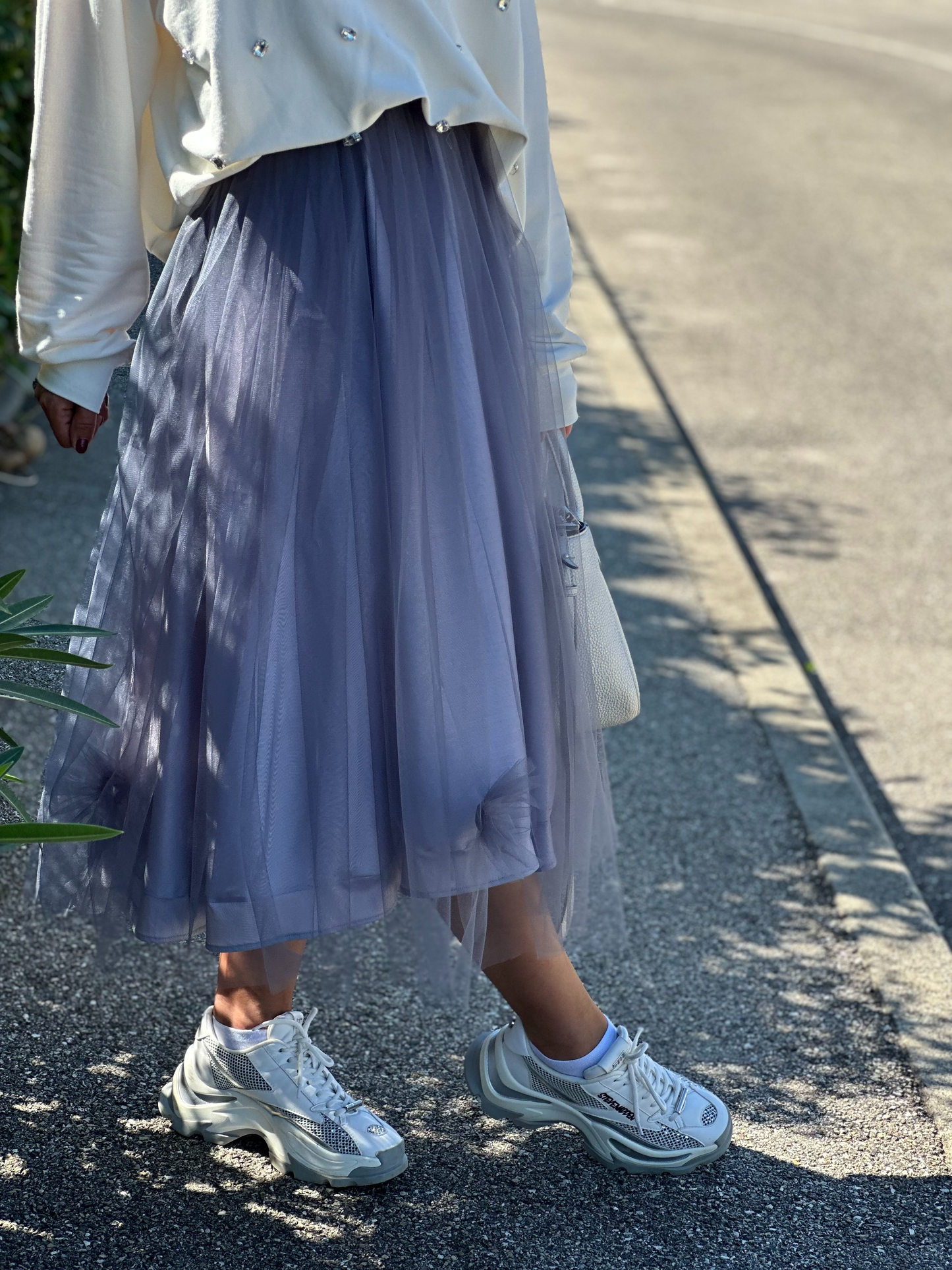 Jupe midi en tulle - Taille M