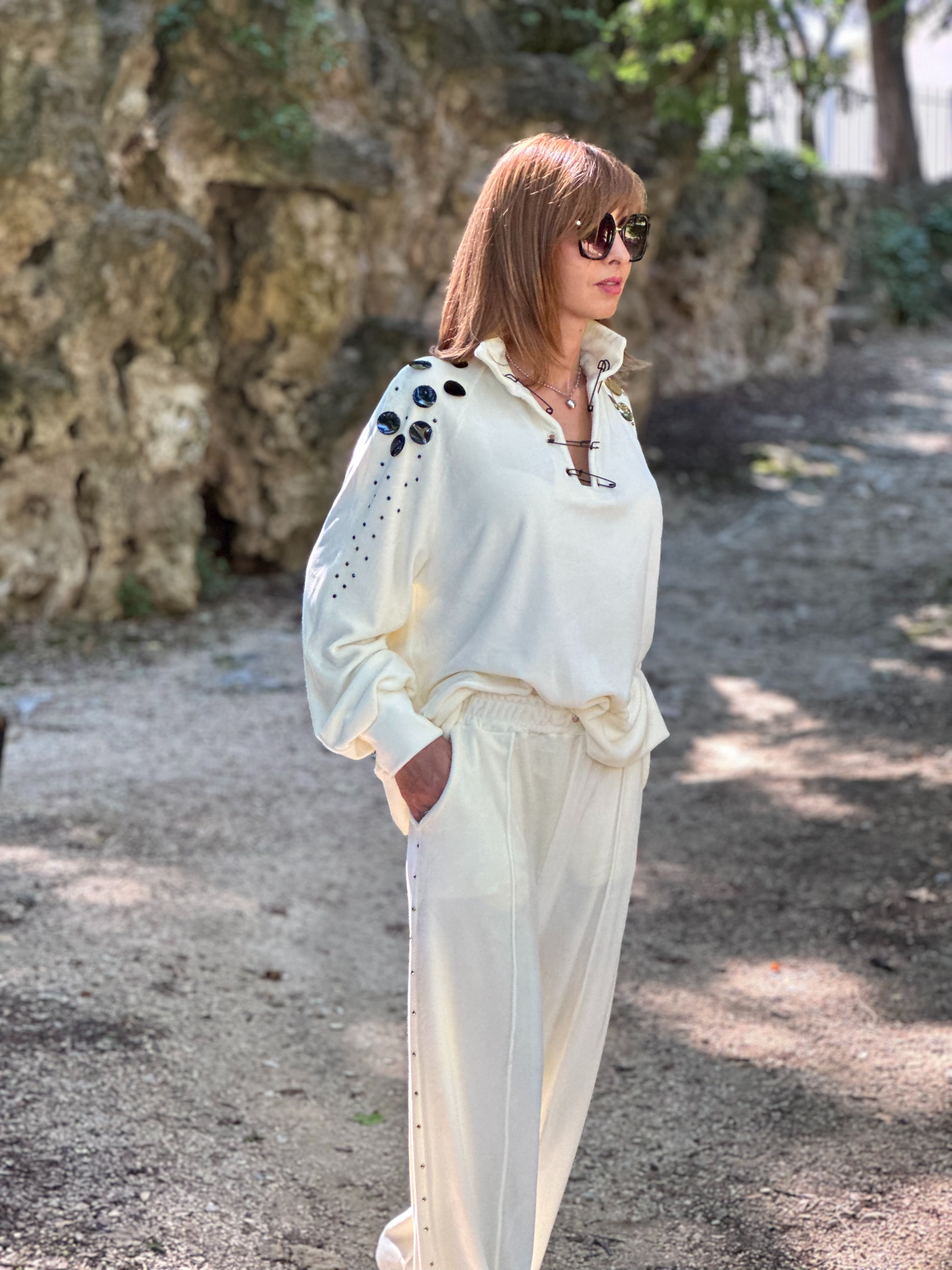 Ensemble chic Sweat & Pantalon - Taille S/M