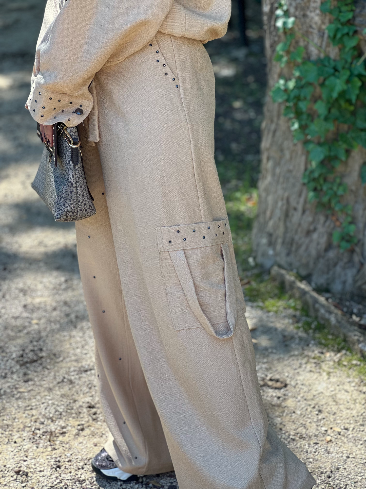 Ensemble chic Chemise & Pantalon - Taille S/M