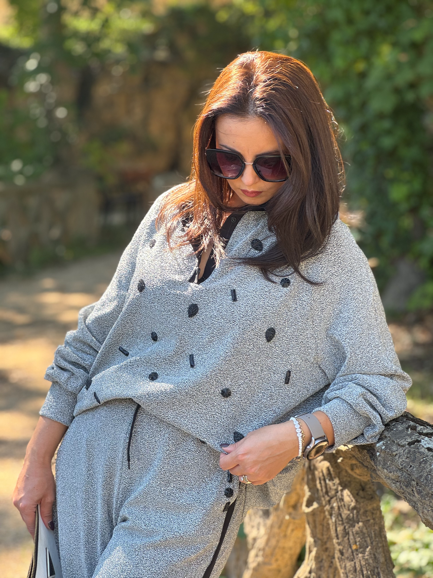 Ensemble chic Sweat & Pantalon - Taille S/M