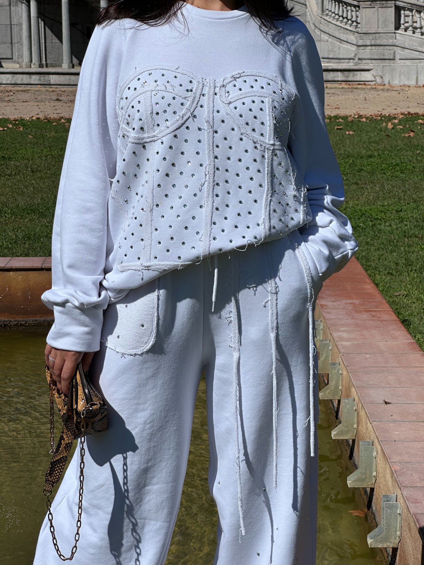 Ensemble chic Sweat & Pantalon - Taille S/M