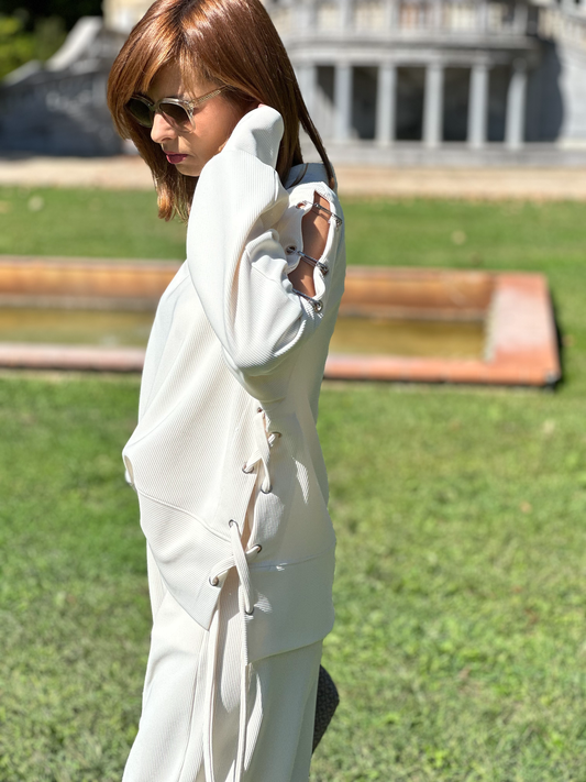 Ensemble chic Sweat & Pantalon - Taille S/M