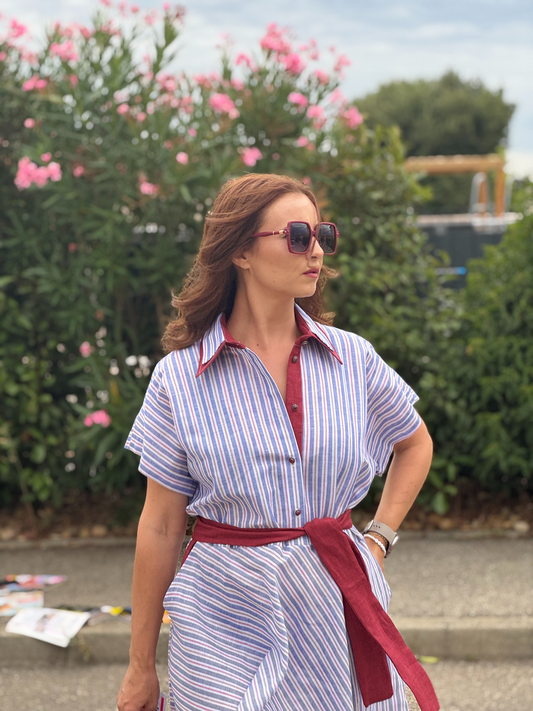 Robe midi en lin - Taille M/L