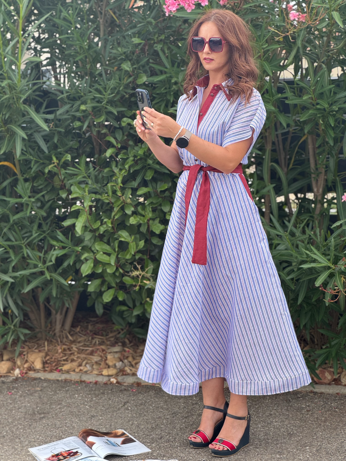 Robe midi en lin - Taille M/L