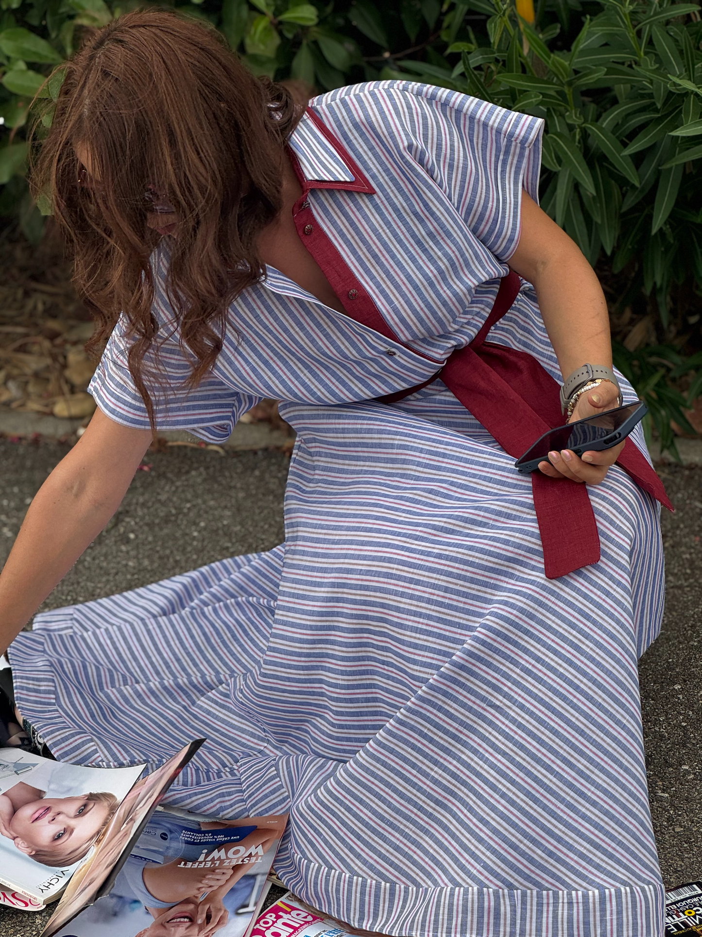 Robe midi en lin - Taille M/L