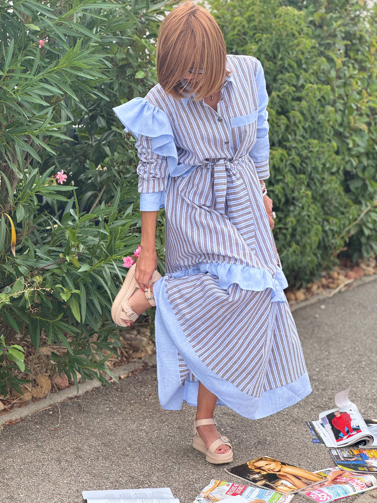 Robe longue en lin - Taille M/L