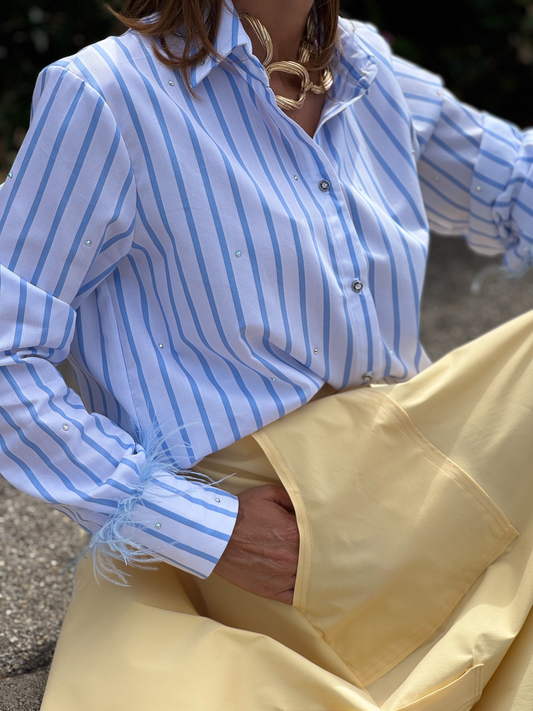 Chemise à rayures - Taille S/M