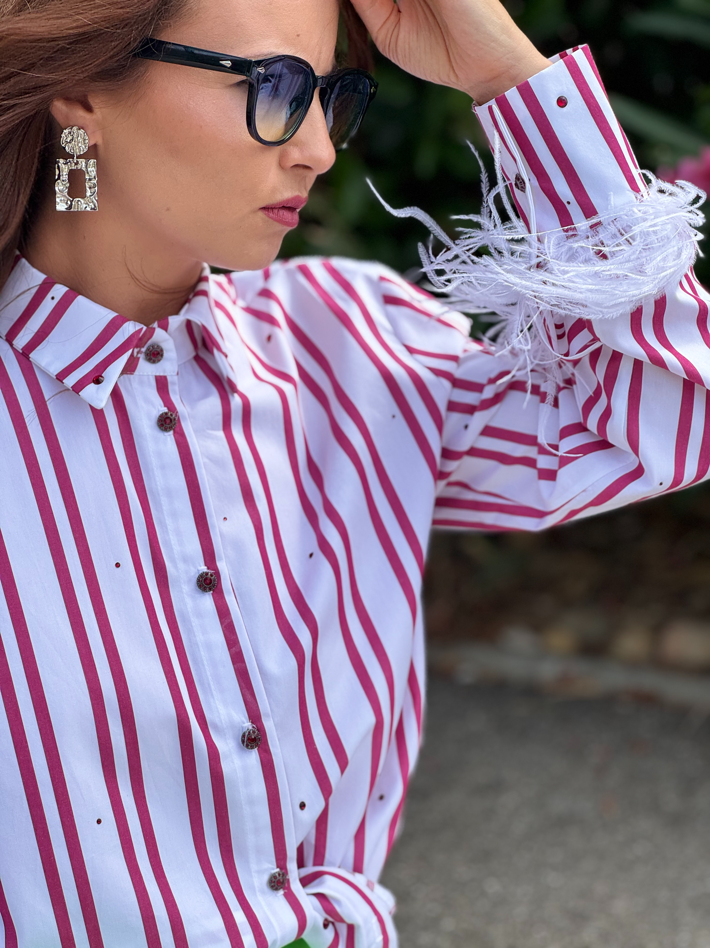 Chemise à rayures - Taille S/M