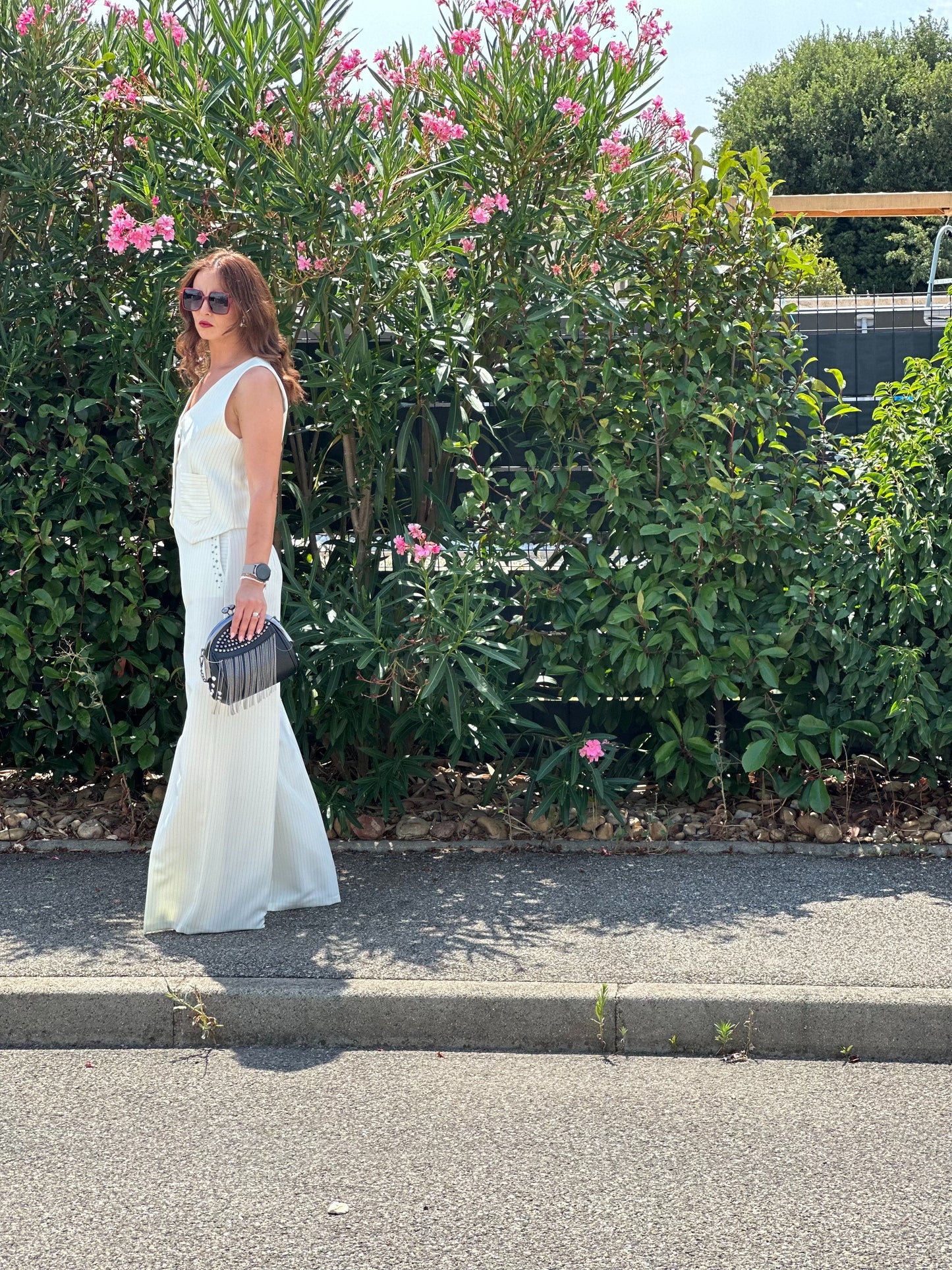 Pantalon à rayures - Taille M