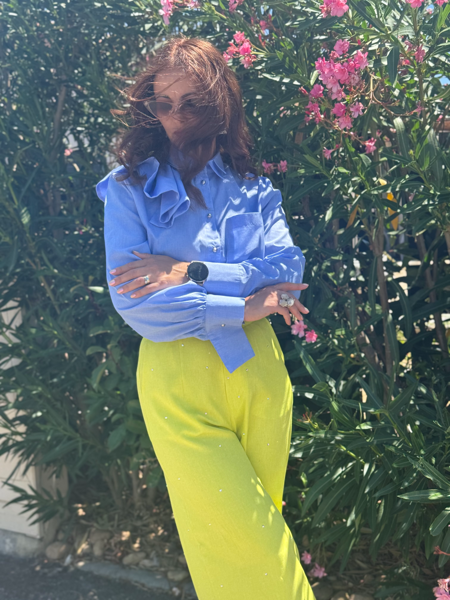 Pantalon vert citron - Taille M