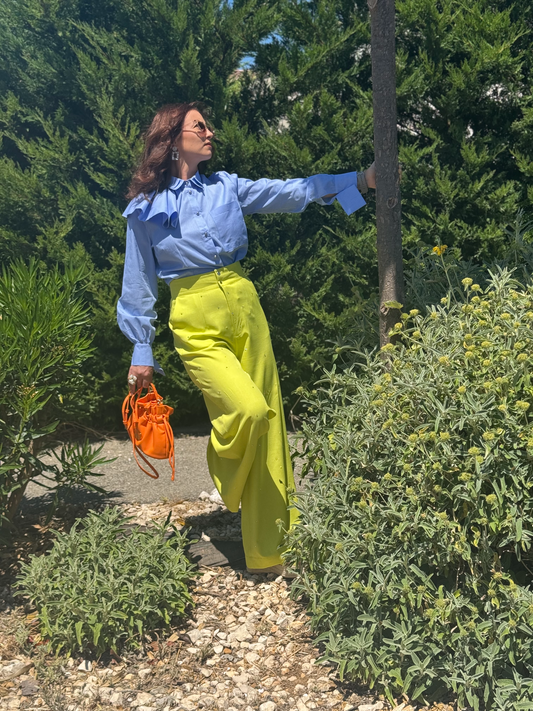 Pantalon vert citron - Taille M